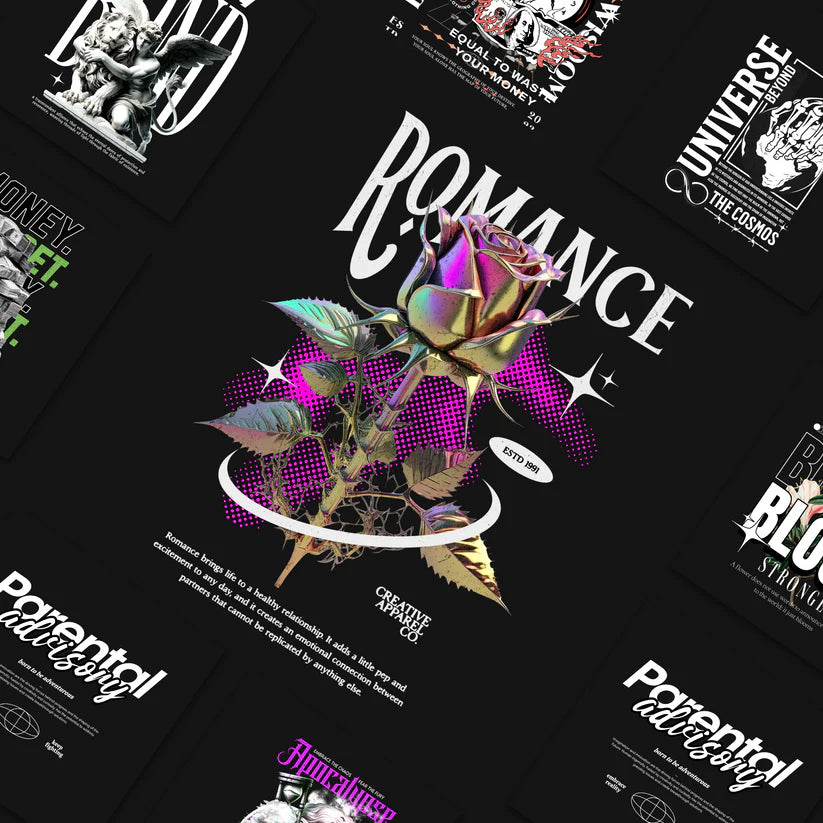 100 Ultra Premium Streetwear Graphics Bundle - Vector & PNG Collection