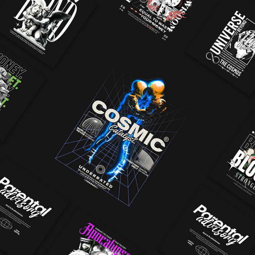 100 Ultra Premium Streetwear Graphics Bundle - Vector & PNG Collection