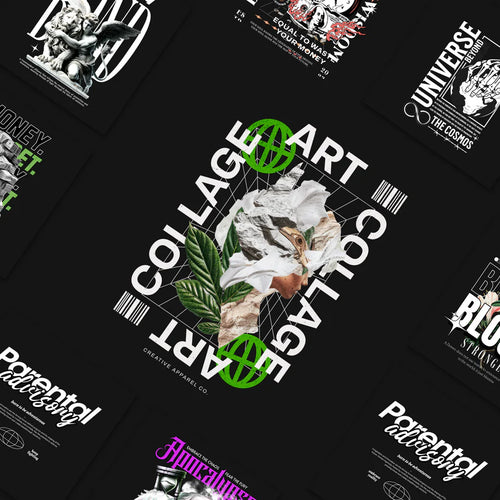 100 Ultra Premium Streetwear Graphics Bundle - Vector & PNG Collection