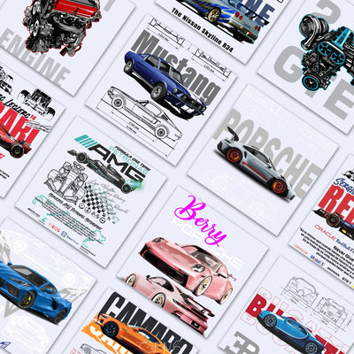 1000+ Premium Car Designs Bundle - Adobe Illustrator & PNG Files