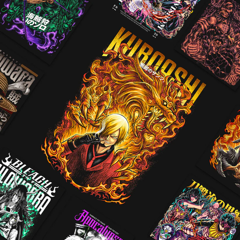 ⚡ 250 Legendary Anime Designs Bundle - Premium Vector & PNG Collection