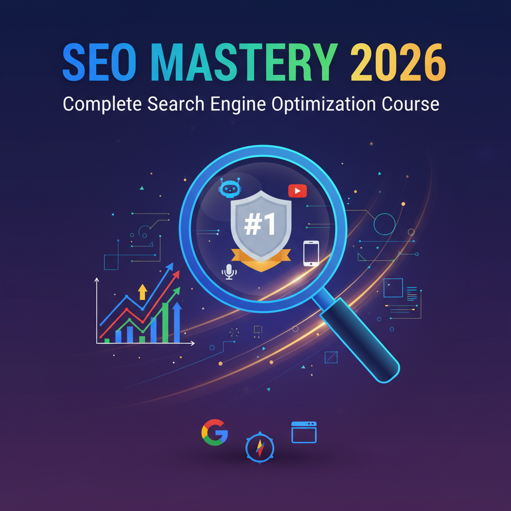 SEO Mastery 2026 Course Image - English Only